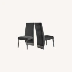 Other Dining Chair In Grey Velvet & Chrome Metal Legs 11 Other Dining Chair In Grey Velvet & Chrome Metal Legs -Othe Furniture Shop 1500 1500 frame 0 8577