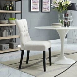 Other Modern Dining Chair In Beige Fabric &Hardwood Legs 10 Other Modern Dining Chair In Beige Fabric &Hardwood Legs -Othe Furniture Shop 1500 1500 frame 0 8633