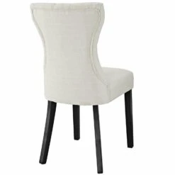 Other Modern Dining Chair In Beige Fabric &Hardwood Legs 13 Other Modern Dining Chair In Beige Fabric &Hardwood Legs -Othe Furniture Shop 1500 1500 frame 0 8636