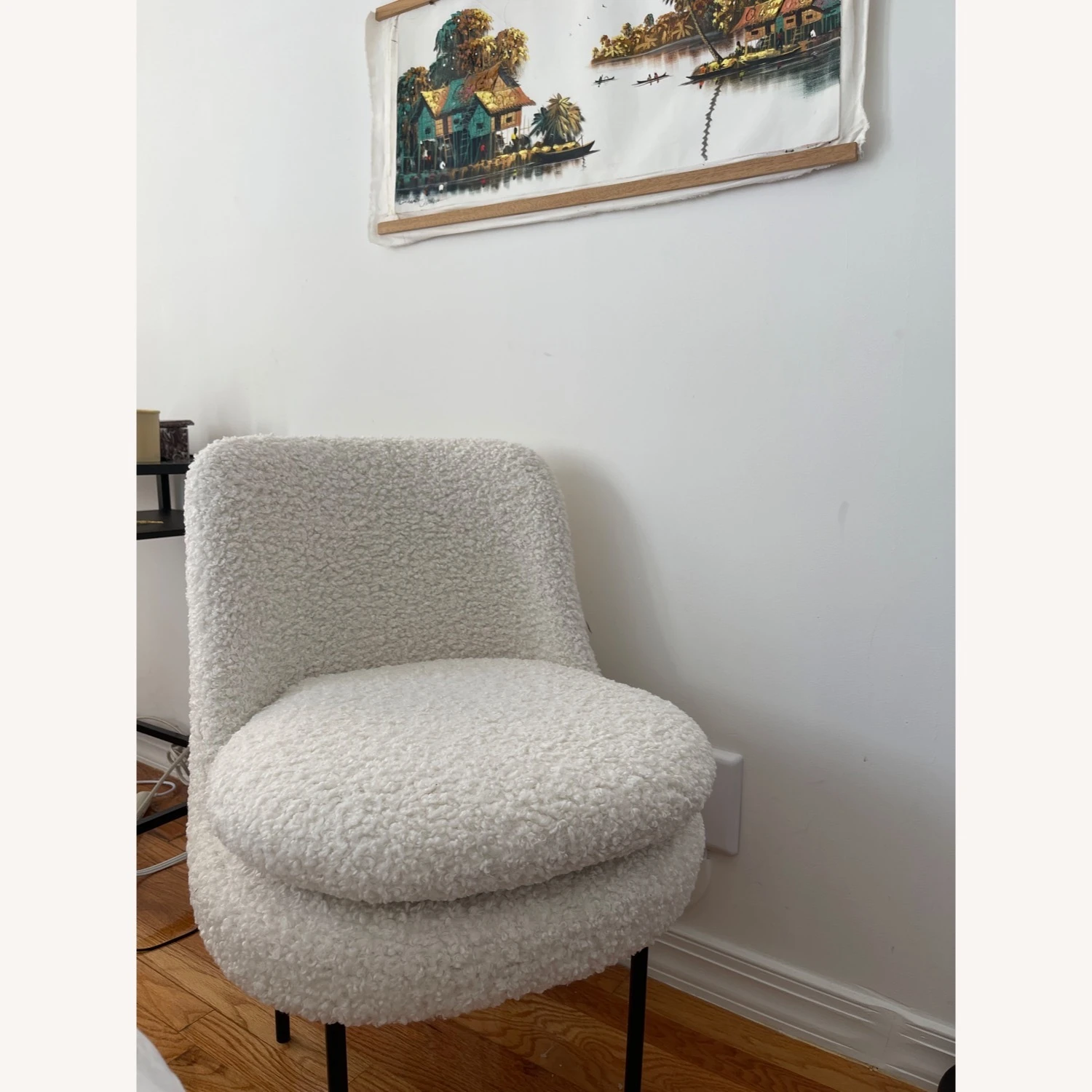 West Elm Sherpa Modern Curved Dining Chair 5 West Elm Sherpa Modern Curved Dining Chair - Image 3