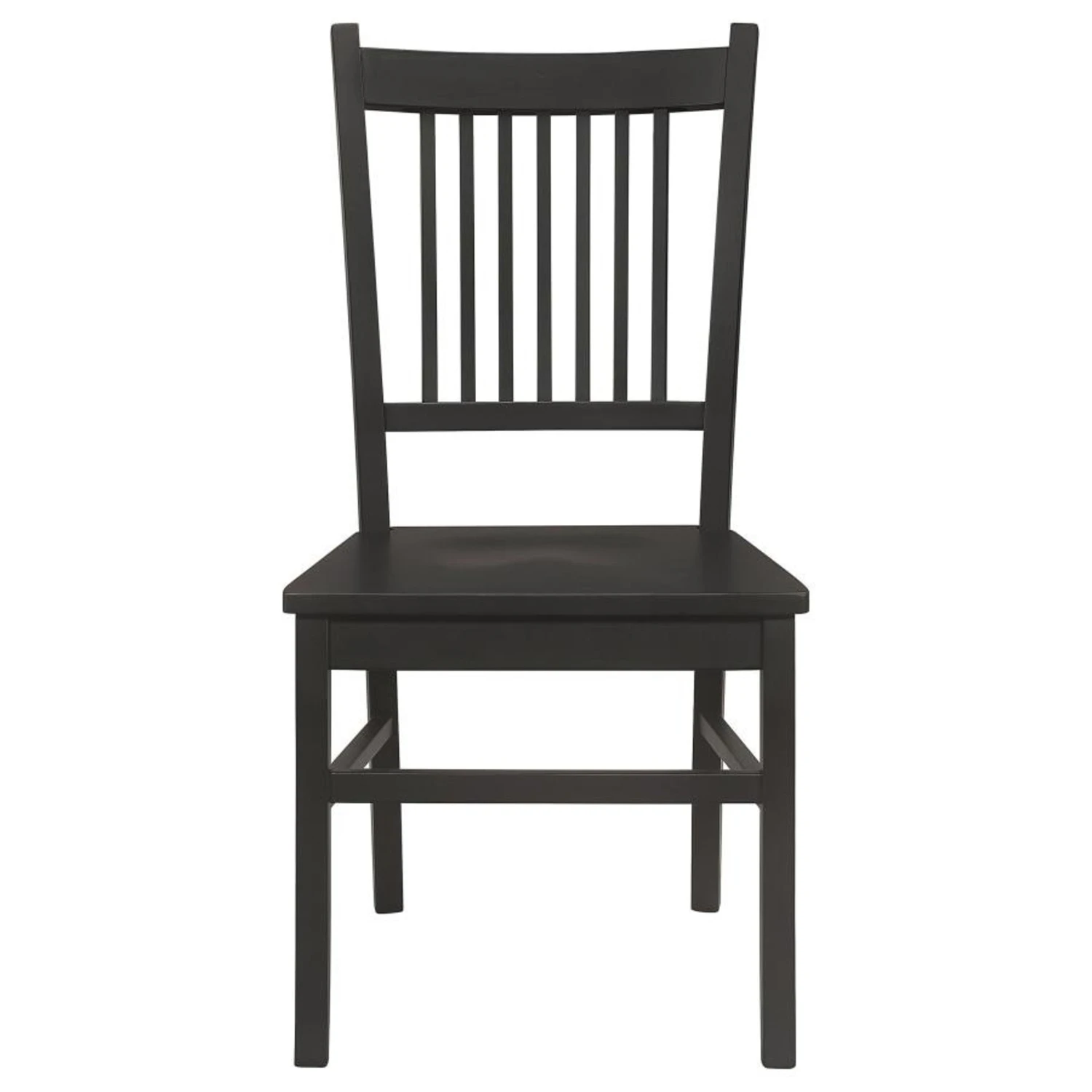 Other Dining Chair In Matte Black Hardwood Finish 3 Other Dining Chair In Matte Black Hardwood Finish