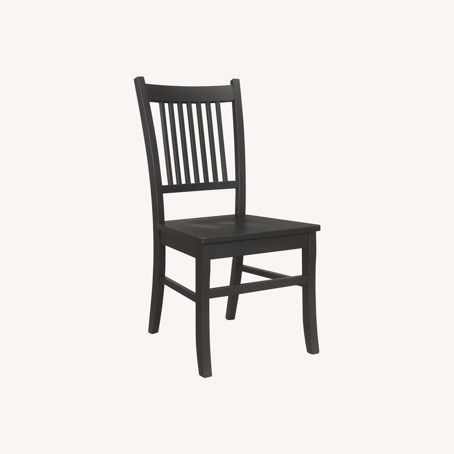 Other Dining Chair In Matte Black Hardwood Finish 5 Other Dining Chair In Matte Black Hardwood Finish - Image 3