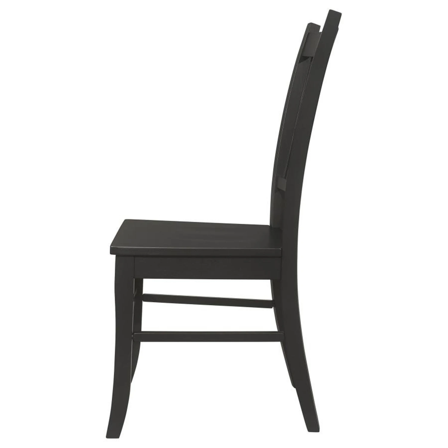 Other Dining Chair In Matte Black Hardwood Finish 6 Other Dining Chair In Matte Black Hardwood Finish - Image 4