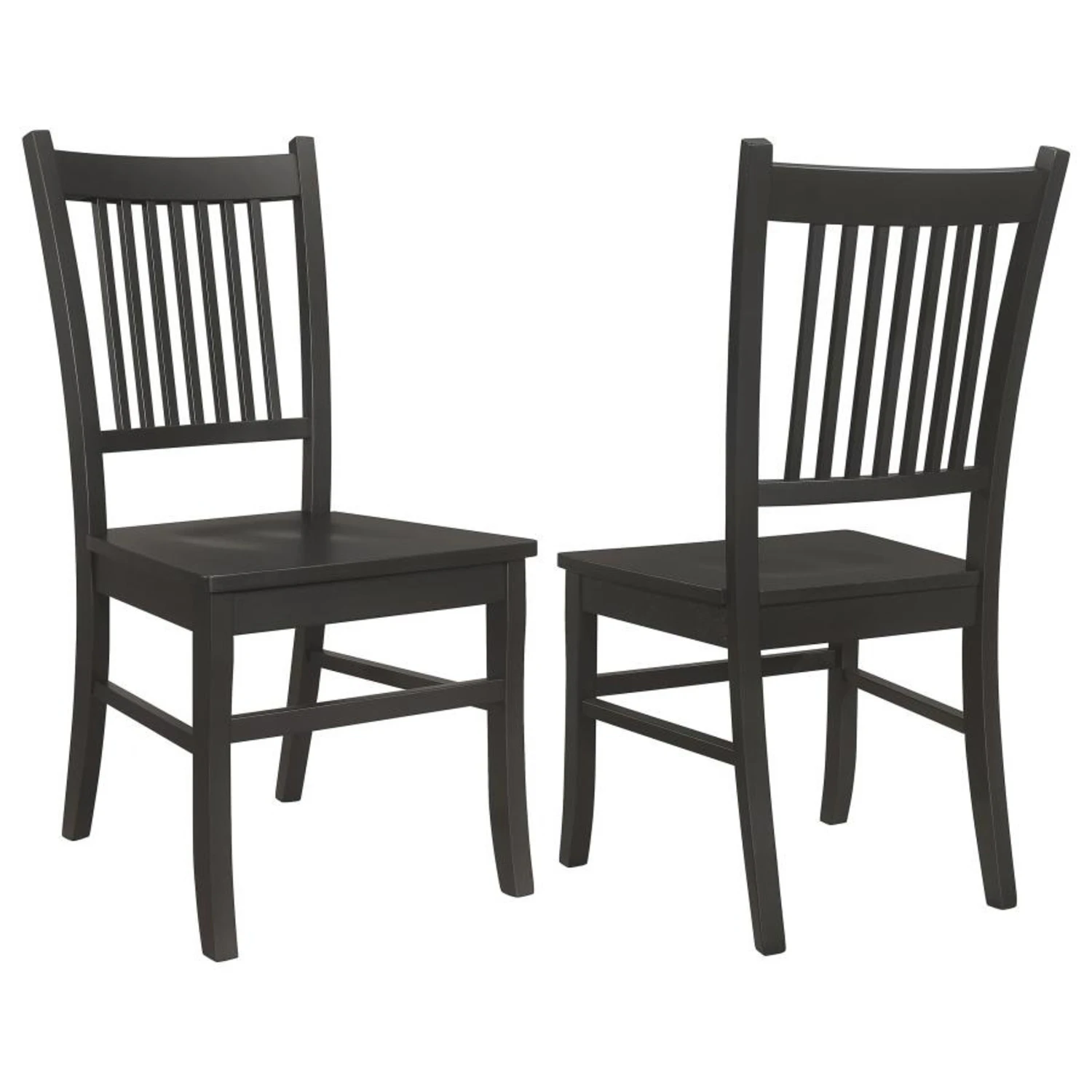 Other Dining Chair In Matte Black Hardwood Finish 7 Other Dining Chair In Matte Black Hardwood Finish - Image 5