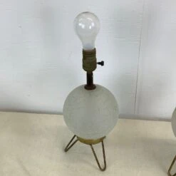 Pair Mid-Century Crackled Glass Table Lamps -Othe Furniture Shop 1500 1500 frame 0 868
