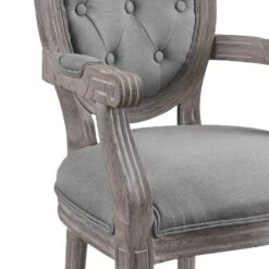 Other Dining Chair In Light Gray W/ Scooped Armrests -Othe Furniture Shop 1500 1500 frame 0 8697