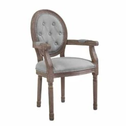 Other Dining Chair In Light Gray W/ Scooped Armrests -Othe Furniture Shop 1500 1500 frame 0 8702