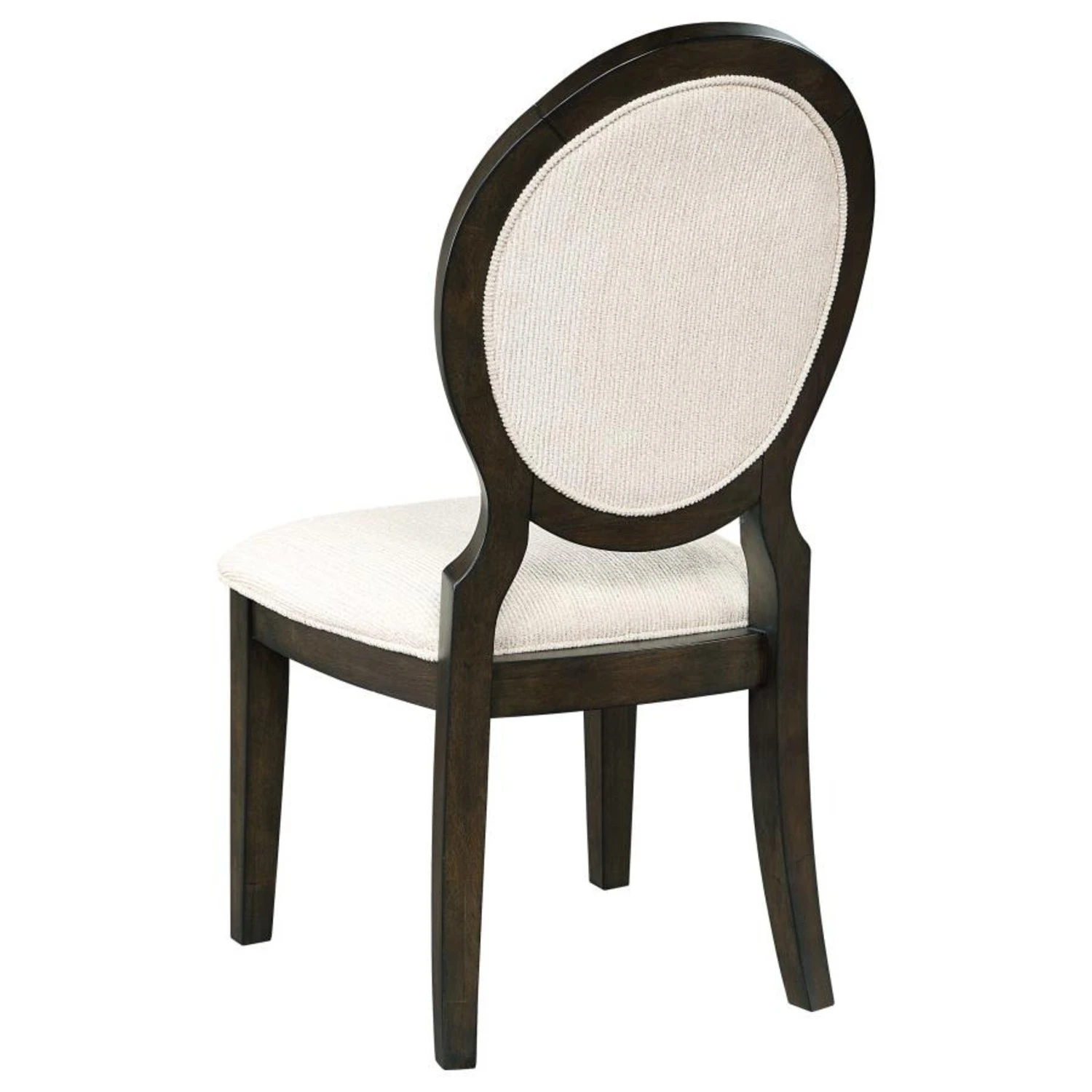 Other Dining Chair In Cream Fabric & Dark Cocoa Legs 9 Other Dining Chair In Cream Fabric & Dark Cocoa Legs - Image 7