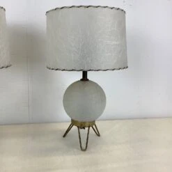 Pair Mid-Century Crackled Glass Table Lamps -Othe Furniture Shop 1500 1500 frame 0 874