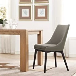 Other Dining Chair In Granite Fabric & Black Legs -Othe Furniture Shop 1500 1500 frame 0 8745