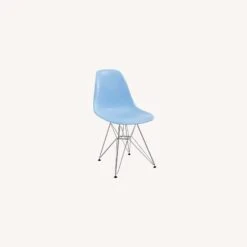 Other Dining Chair In Light Blue Finish W/ Chrome Base -Othe Furniture Shop 1500 1500 frame 0 8759