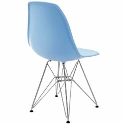 Other Dining Chair In Light Blue Finish W/ Chrome Base -Othe Furniture Shop 1500 1500 frame 0 8760