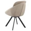 Other Side Chair In Beige Fabric W/ Orbital Seat