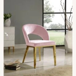 Other Dining Chair In Pink Velvet W/ Gold Legs -Othe Furniture Shop 1500 1500 frame 0 8773