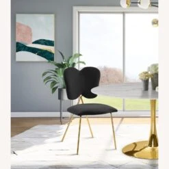 Other Dining Chair In Black W/ Butterfly Shaped Back -Othe Furniture Shop 1500 1500 frame 0 8784