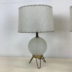 Pair Mid-Century Crackled Glass Table Lamps -Othe Furniture Shop 1500 1500 frame 0 879