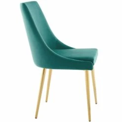 Other Modern Dining Chair In Teal Performance Velvet -Othe Furniture Shop 1500 1500 frame 0 8797