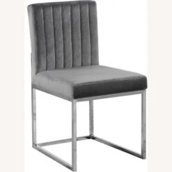 Other Dining Chair In Grey W/ Polished Chrome Base -Othe Furniture Shop 1500 1500 frame 0 8804