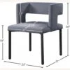 Other Dining Chair In Grey Velvet & Iron Legs -Othe Furniture Shop 1500 1500 frame 0 8826