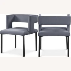 Other Dining Chair In Grey Velvet & Iron Legs -Othe Furniture Shop 1500 1500 frame 0 8829