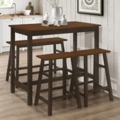Other 4-Piece Counter Height Set InChestnut & Dark Brown -Othe Furniture Shop 1500 1500 frame 0 8869