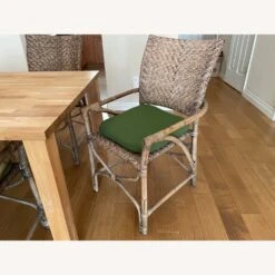 English Walnut Dining Table And Bamboo Chairs -Othe Furniture Shop 1500 1500 frame 0 8888