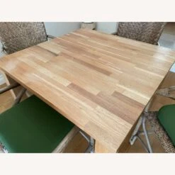 English Walnut Dining Table And Bamboo Chairs -Othe Furniture Shop 1500 1500 frame 0 8891