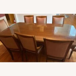 Raymour & Flanigan Dining Table Wwith Chairs -Othe Furniture Shop 1500 1500 frame 0 8980
