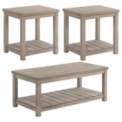 Other 3-Piece Occasional Set In Greige With Open Shelves 26 Other 3-Piece Occasional Set In Greige With Open Shelves -Othe Furniture Shop 1500 1500 frame 0 9004