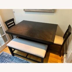 Bob's Discount Sonoma 6 Pc Espresso Table W Storage Bench -Othe Furniture Shop 1500 1500 frame 0 9031