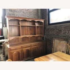 Other Custom Amish Cherry Wood Dining Table & 16 Chairs -Othe Furniture Shop 1500 1500 frame 0 9045