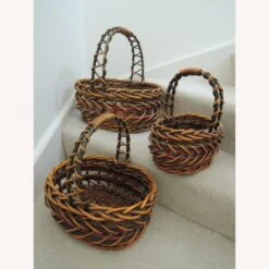 Other Thick Woven Wood Nesting Baskets (Set Of 3) -Othe Furniture Shop 1500 1500 frame 0 9088