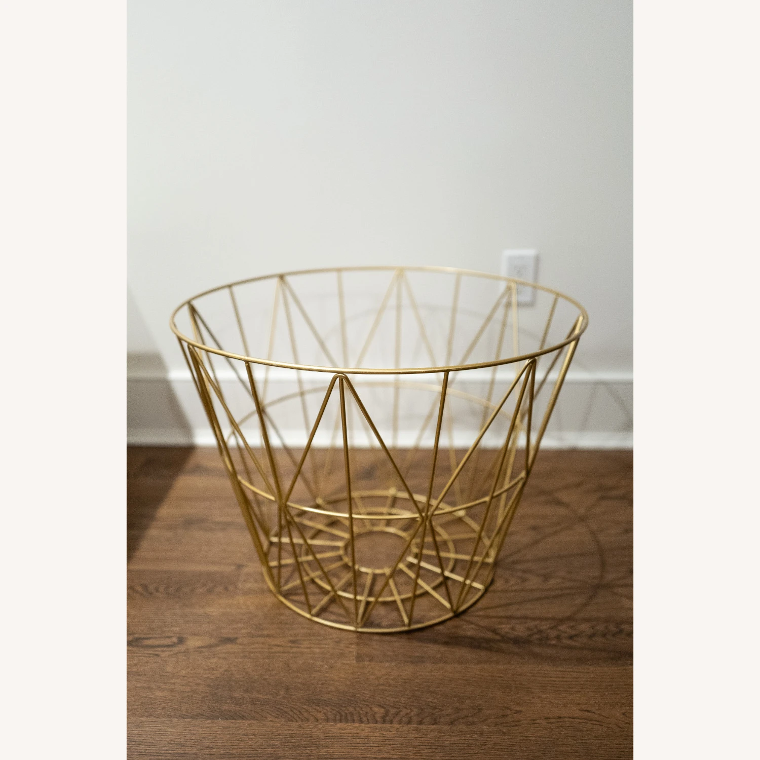 Ferm Living Large Brass Wire Basket 4 Ferm Living Large Brass Wire Basket - Image 2
