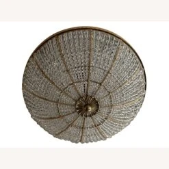 Basket Crystal Beaded And Brass Dome Flush Mount -Othe Furniture Shop 1500 1500 frame 0 913