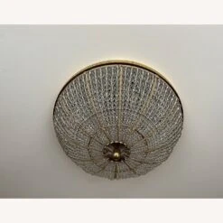 Basket Crystal Beaded And Brass Dome Flush Mount -Othe Furniture Shop 1500 1500 frame 0 914