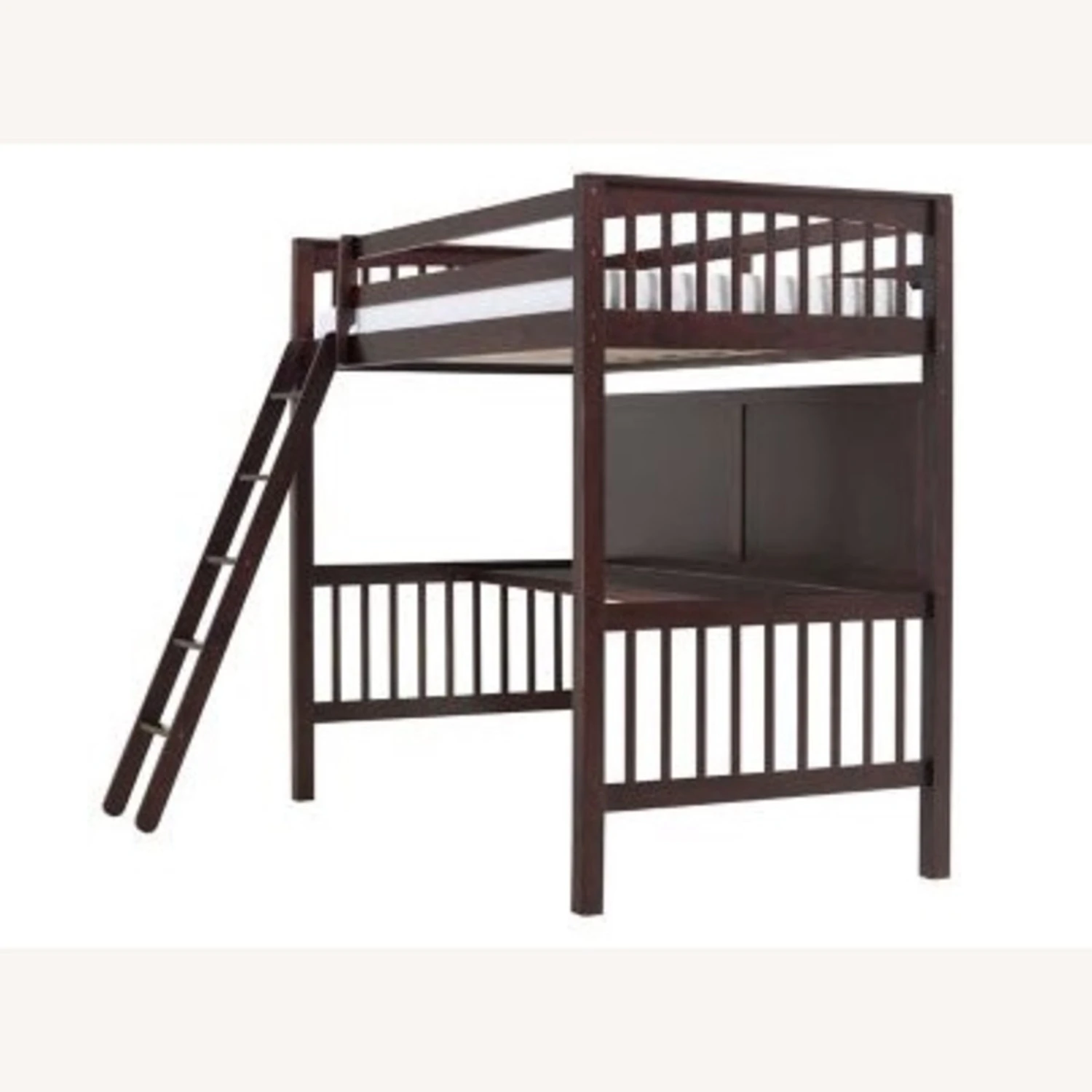 Raymour & Flanigan Chocolate Loft Bed 3 Raymour & Flanigan Chocolate Loft Bed
