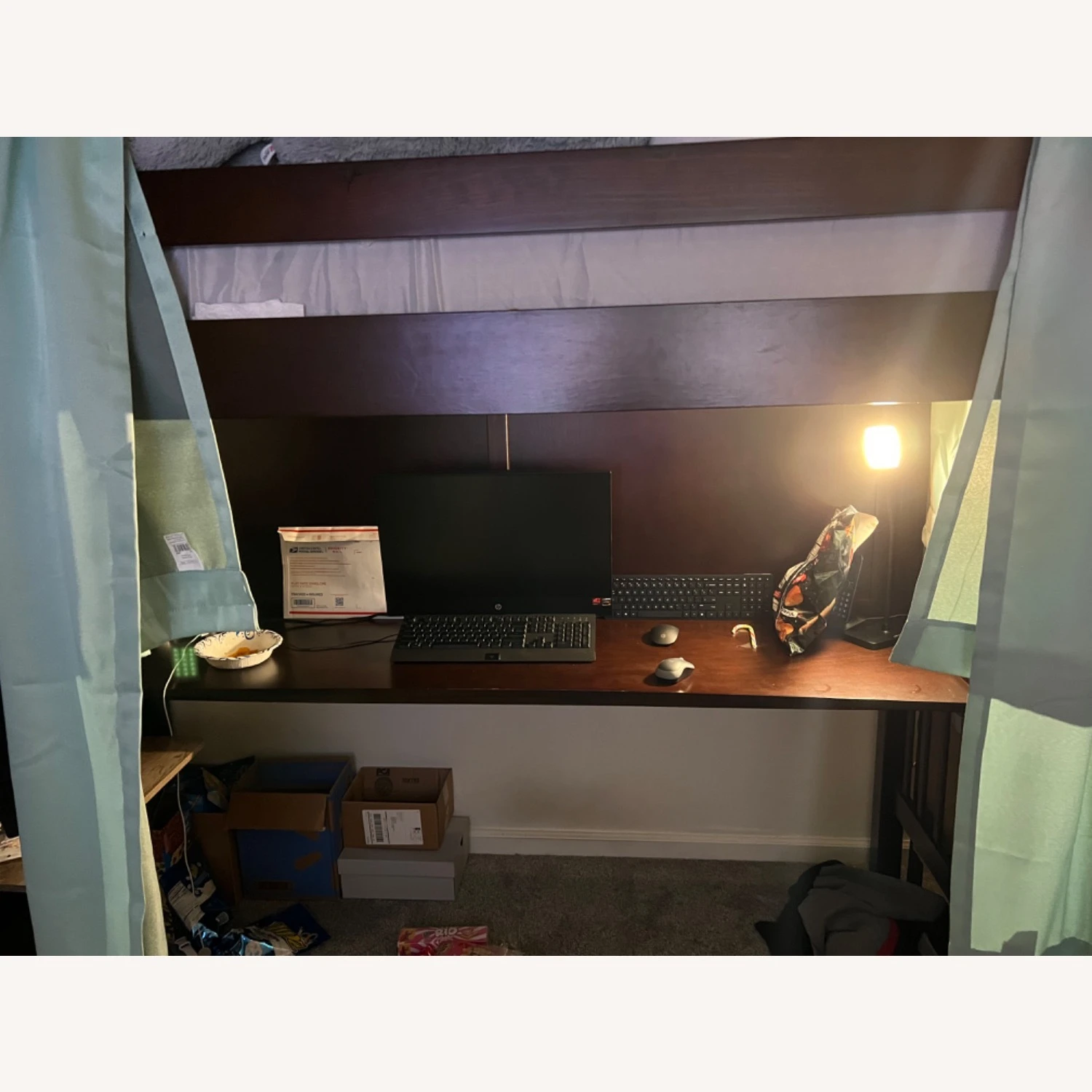 Raymour & Flanigan Chocolate Loft Bed 5 Raymour & Flanigan Chocolate Loft Bed - Image 3