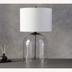 Pottery Barn Aria Glass Dome Table Lamp -Othe Furniture Shop 1500 1500 frame 0 917