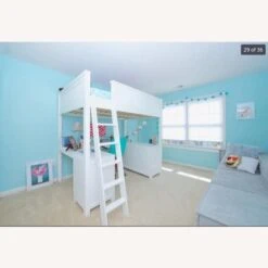 Pottery Barn Teen Beadboard Loft Bed White -Othe Furniture Shop 1500 1500 frame 0 9194