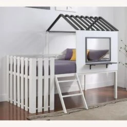 Other House-Themed Twin Loft Bed In Two-Tone Finish -Othe Furniture Shop 1500 1500 frame 0 9201