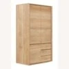 Other Ethnicraft Solid Oak Armoire / Wardrobe -Othe Furniture Shop 1500 1500 frame 0 9248