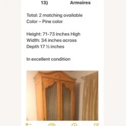 Pine Armoire -Othe Furniture Shop 1500 1500 frame 0 9279