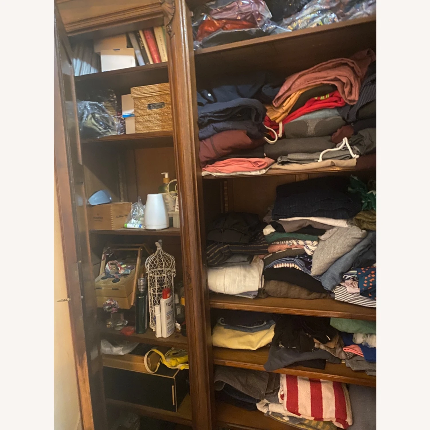 Antique Armoire Lot Space 8 Antique Armoire Lot Space - Image 6