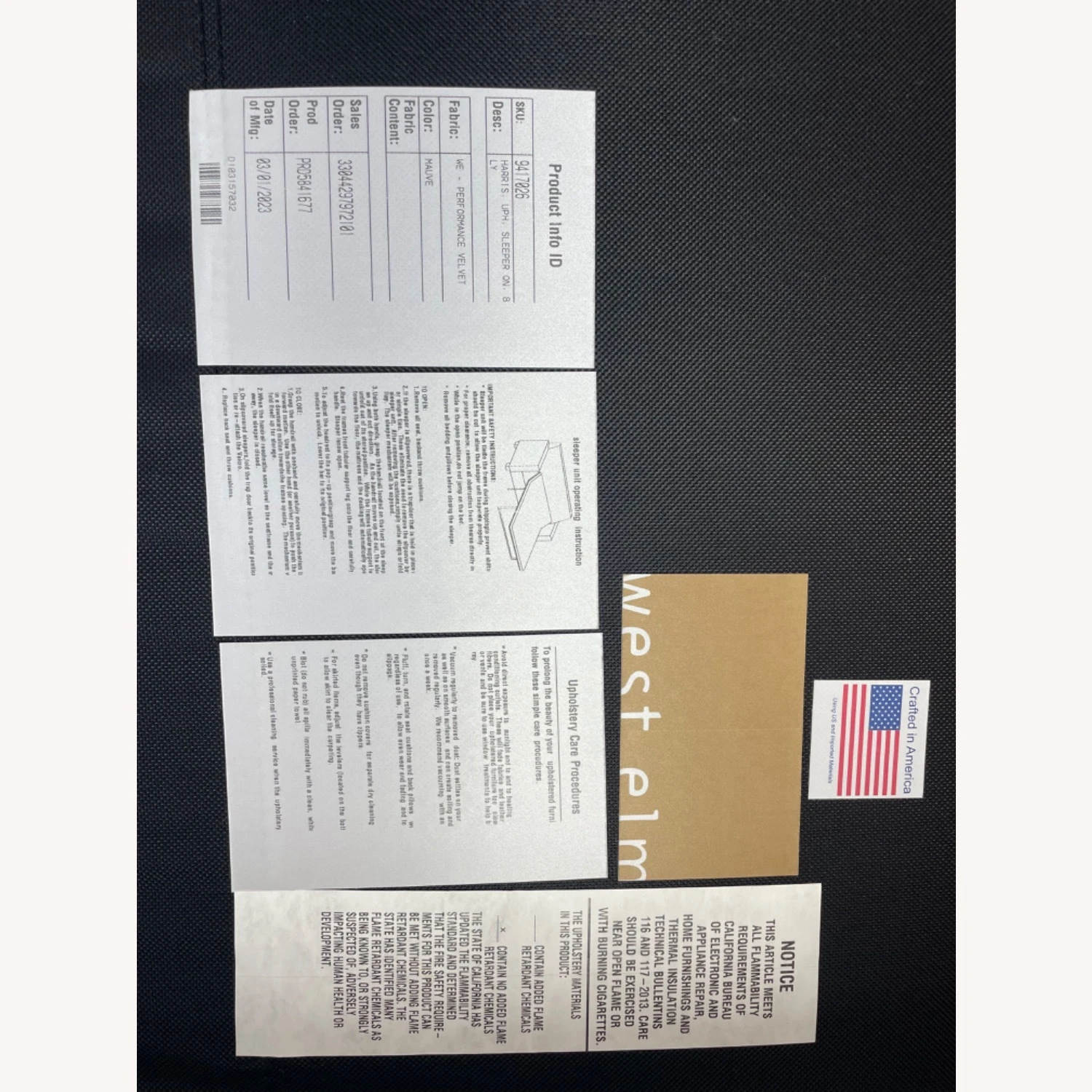 West Elm Harris Queen Sleeper Sofa (74") 6 West Elm Harris Queen Sleeper Sofa (74") - Image 4