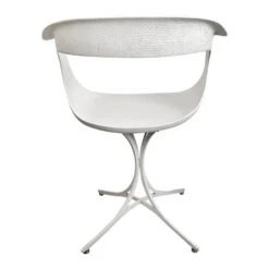 Erwine & Estelle Laverne White Lotus Swivel Chair -Othe Furniture Shop 1500 1500 frame 0 9477