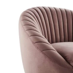 Other Armchair In Dusty Rose Velvet W/ Swivel Base -Othe Furniture Shop 1500 1500 frame 0 9497