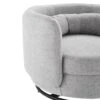 Other Armchair In Light Gray Fabric & Black Metal Base -Othe Furniture Shop 1500 1500 frame 0 9501