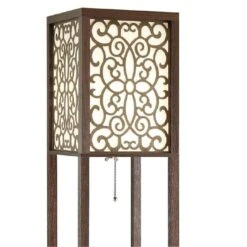 Other Floor Lamp W/ Flower Pattern On Shade & Three-Tiered Shelves 7 Other Floor Lamp W/ Flower Pattern On Shade & Three-Tiered Shelves -Othe Furniture Shop 1500 1500 frame 0 953