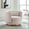 Other Armchair In Pink Velvet W/ Curved Silhouette -Othe Furniture Shop 1500 1500 frame 0 9561