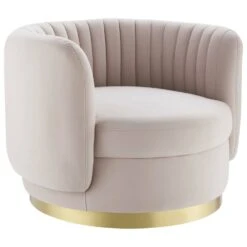 Other Armchair In Pink Velvet W/ Gold Swivel Base -Othe Furniture Shop 1500 1500 frame 0 9575